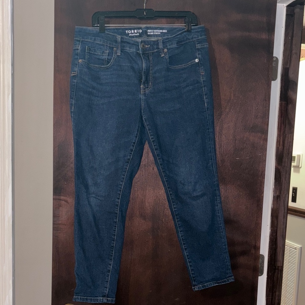 Torrid Perfect Boyfriend Ankle Vintage Stretch 10S